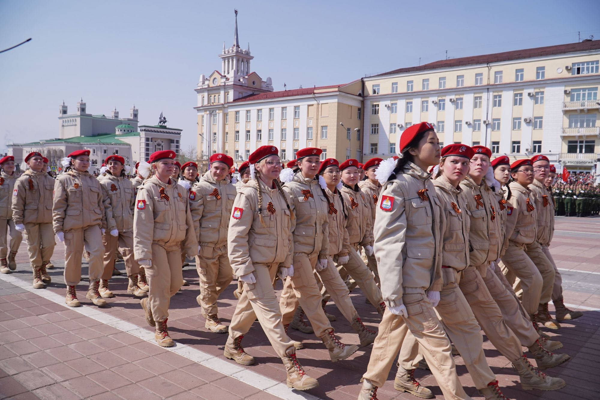 На главной площади столицы Бурятии прошел парад Победы - Новости -